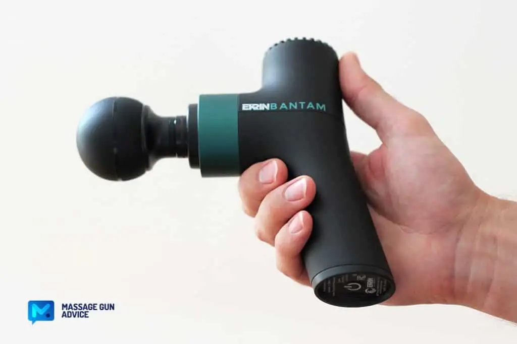 bantam compact size massage gun