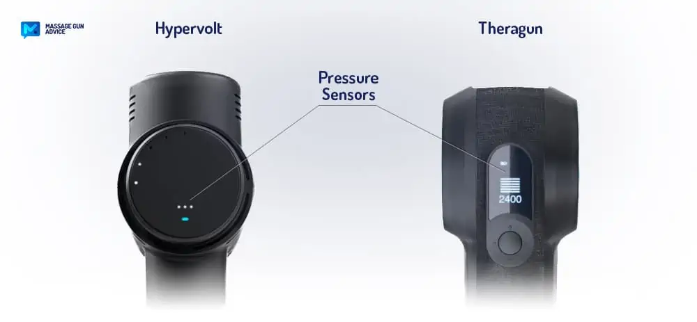 Theragun Hypervolt Compare Pressure Sensors