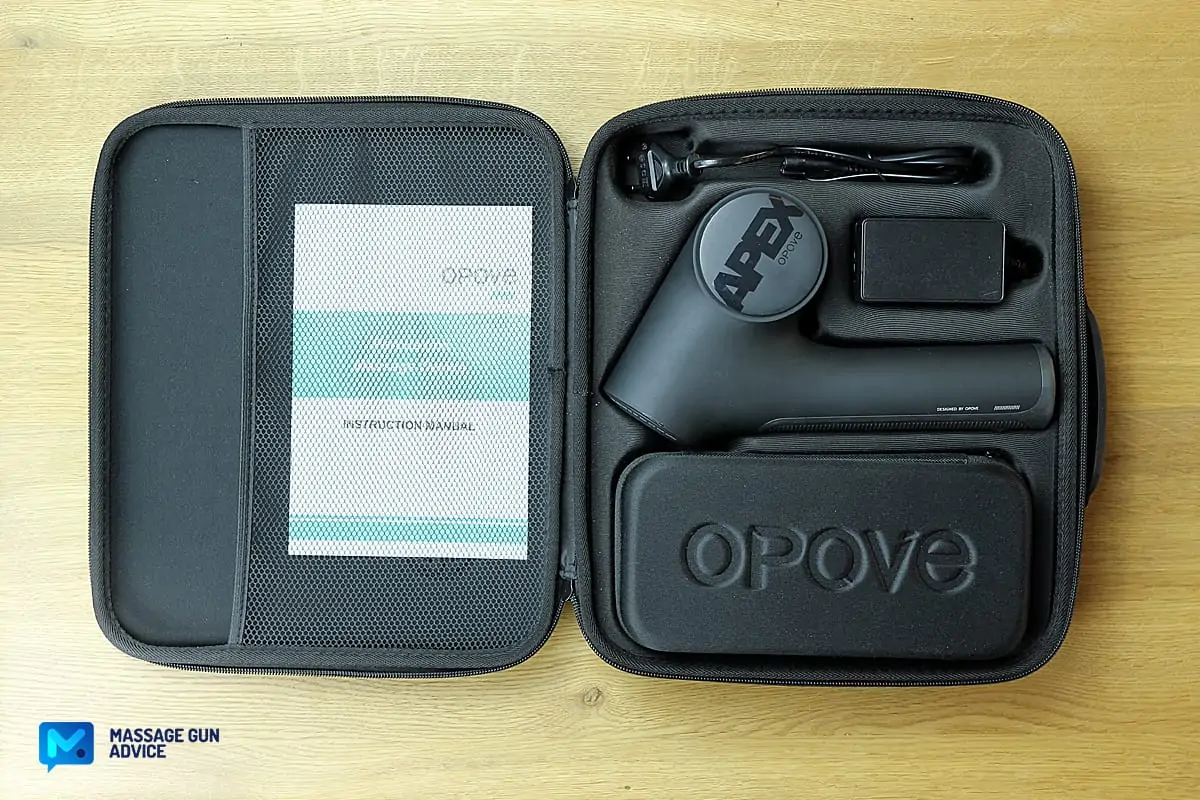 opove apex carrying case open