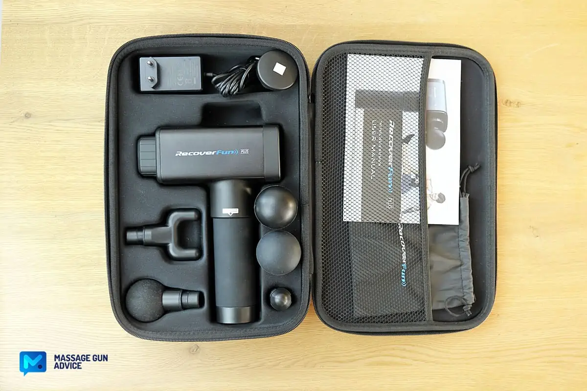 recoverfun plus carrying case contents