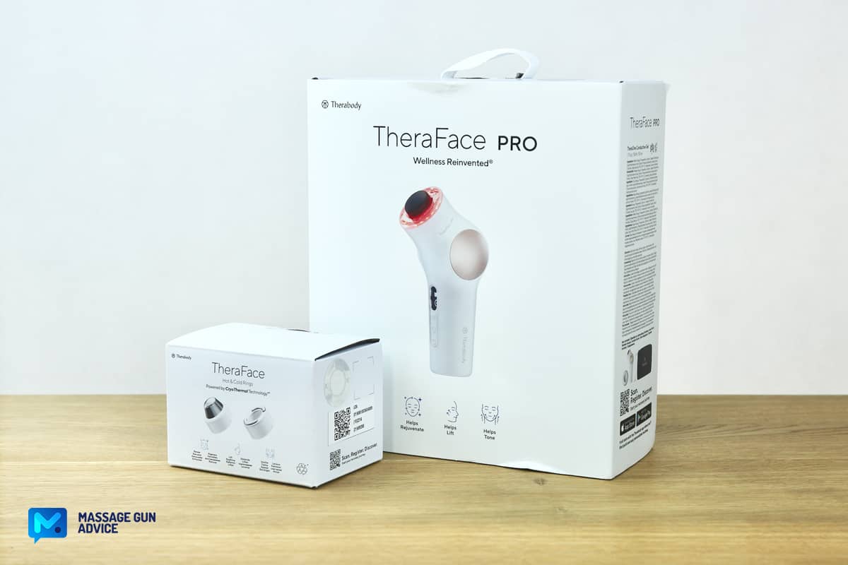 TheraFace PRO hot cold rings boxes