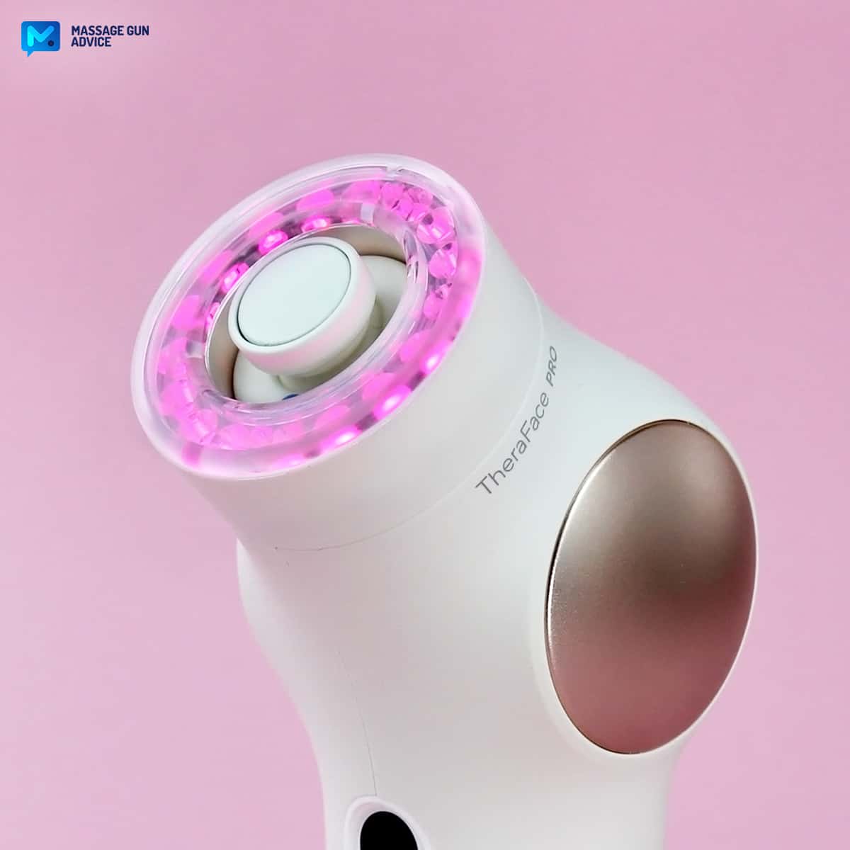 TheraFace PRO led light therapy red+infrared ring