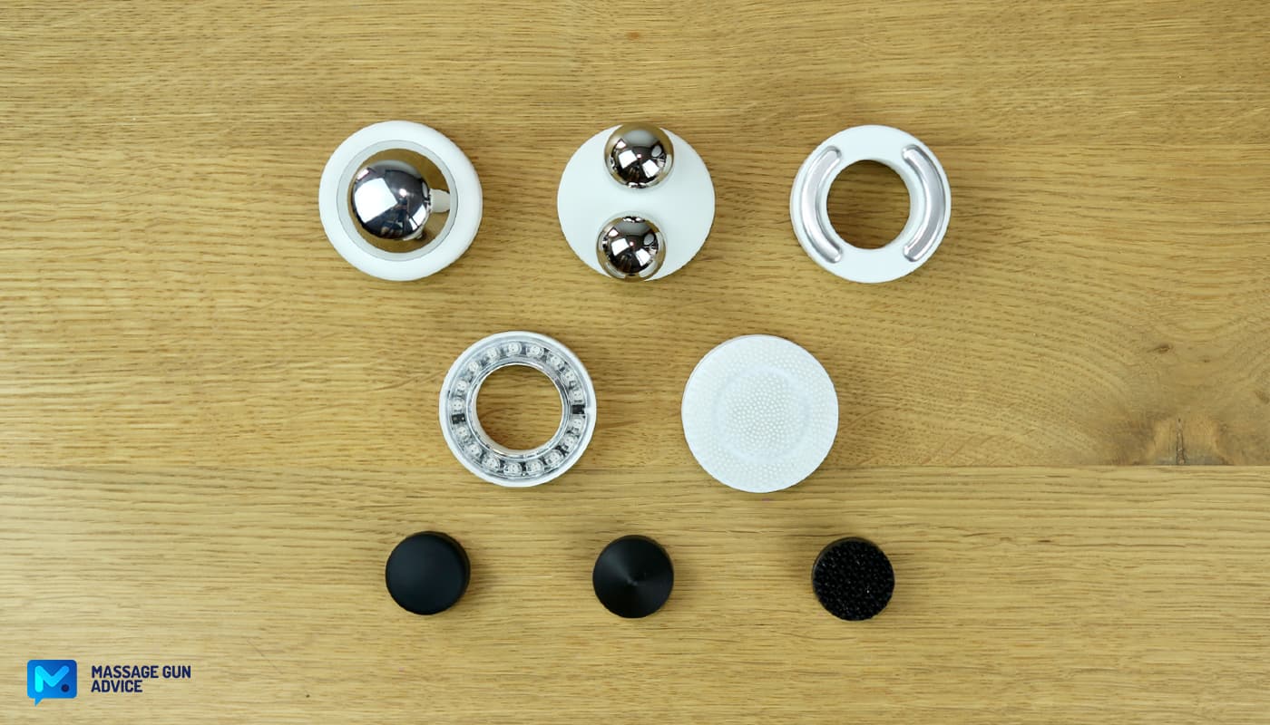 rings and attachments of theraface pro