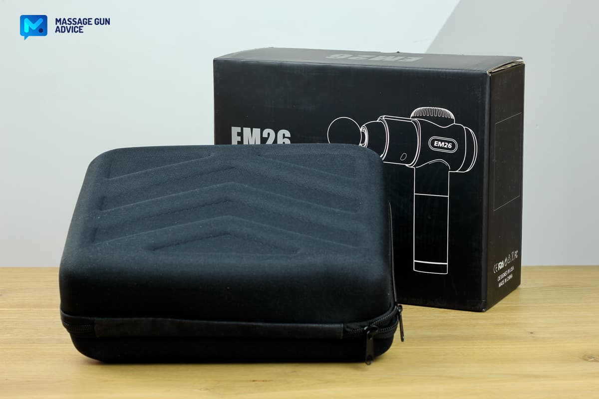 toloco massage gun box and carrying case