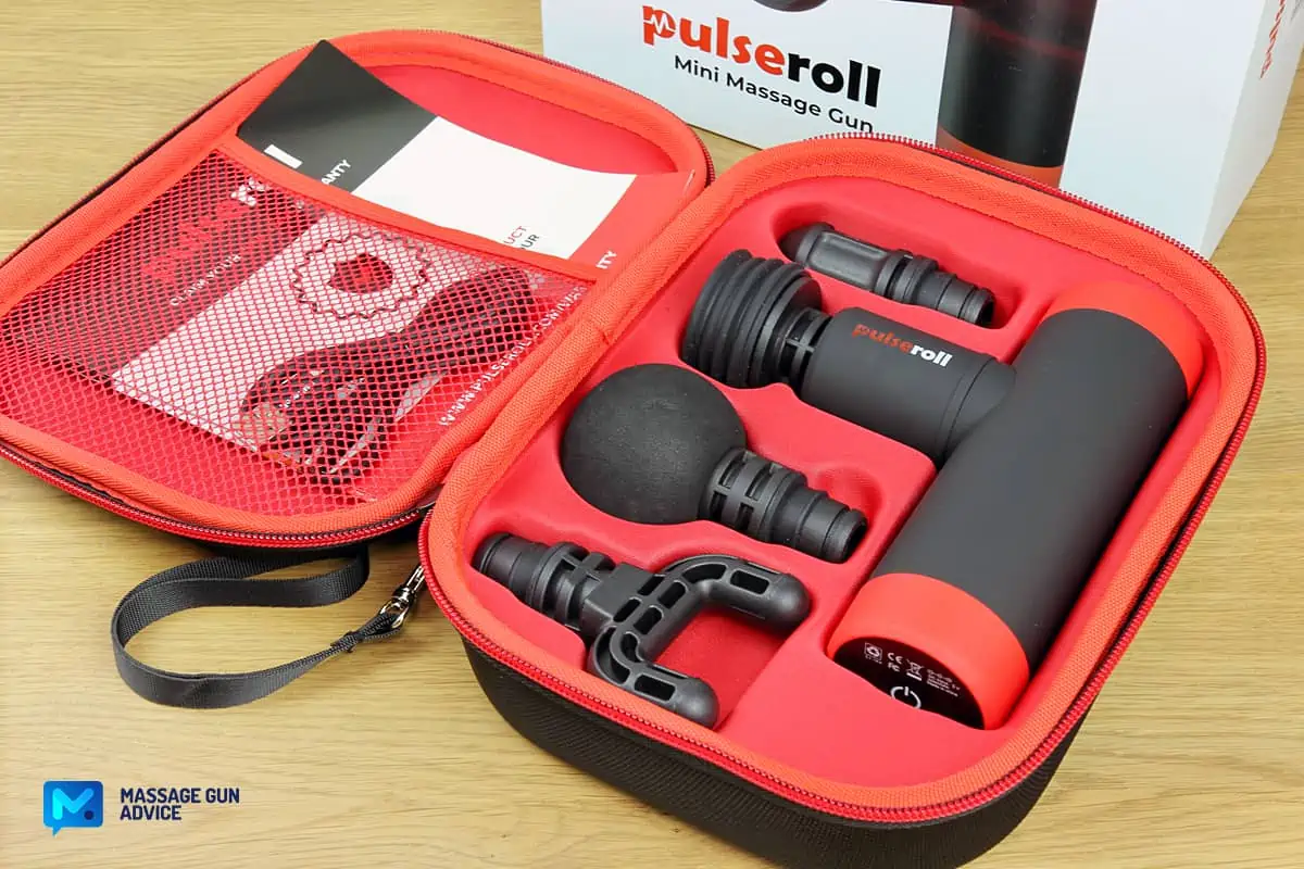 pulseroll mini carrying cases red
