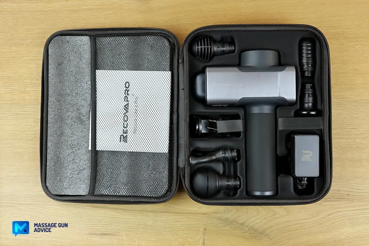 recovapro se content of carrying case