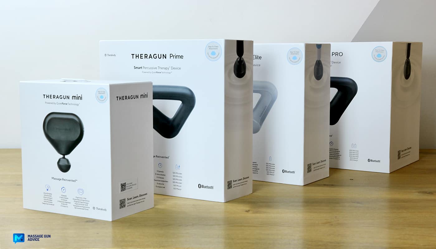 Therabody Theragun 4th Gen Massagers Boxes