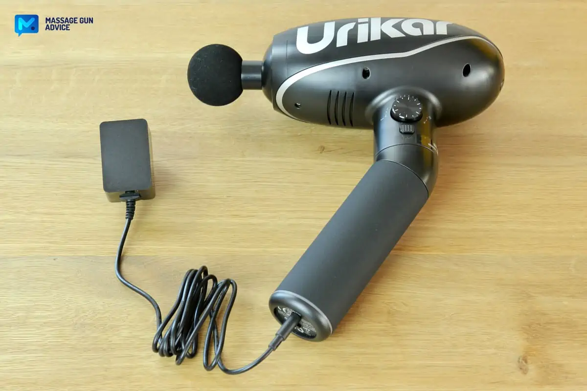 Urikar Pro 2 Heated Deep Tissue Muscle Massage Gun with Rotating Handle