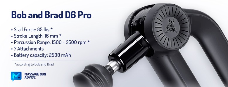 Bob And Brad D6 Pro Massager Specification