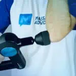 Massage Gun For treating golfer's elbow; tennis elbow