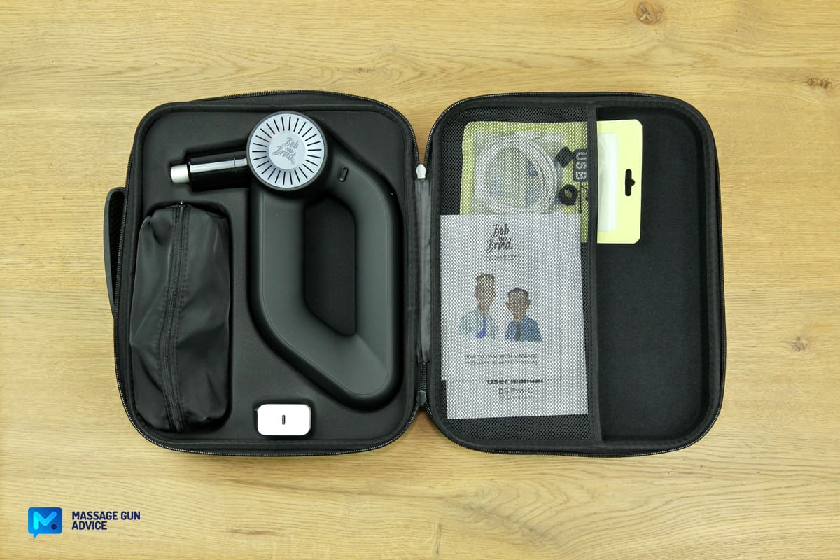 Bob And Brad D6 Pro Massager Inside Carrying Case