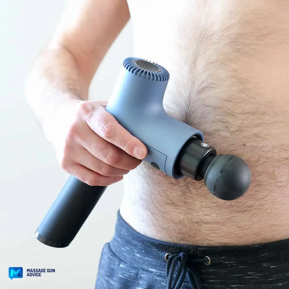 Can You Use Massage Gun On Stomach