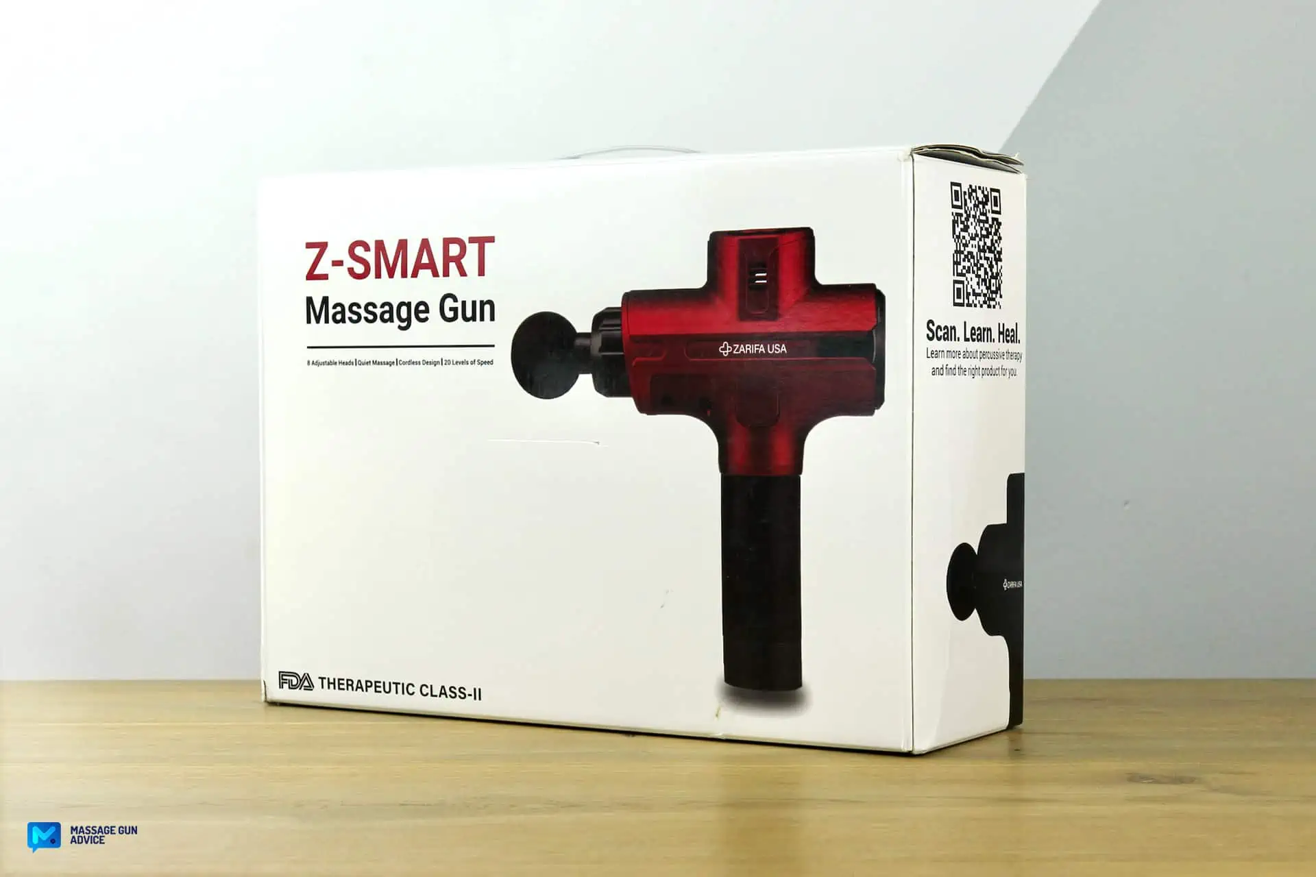 Zarifa Z Smart Massage Gun Package Box