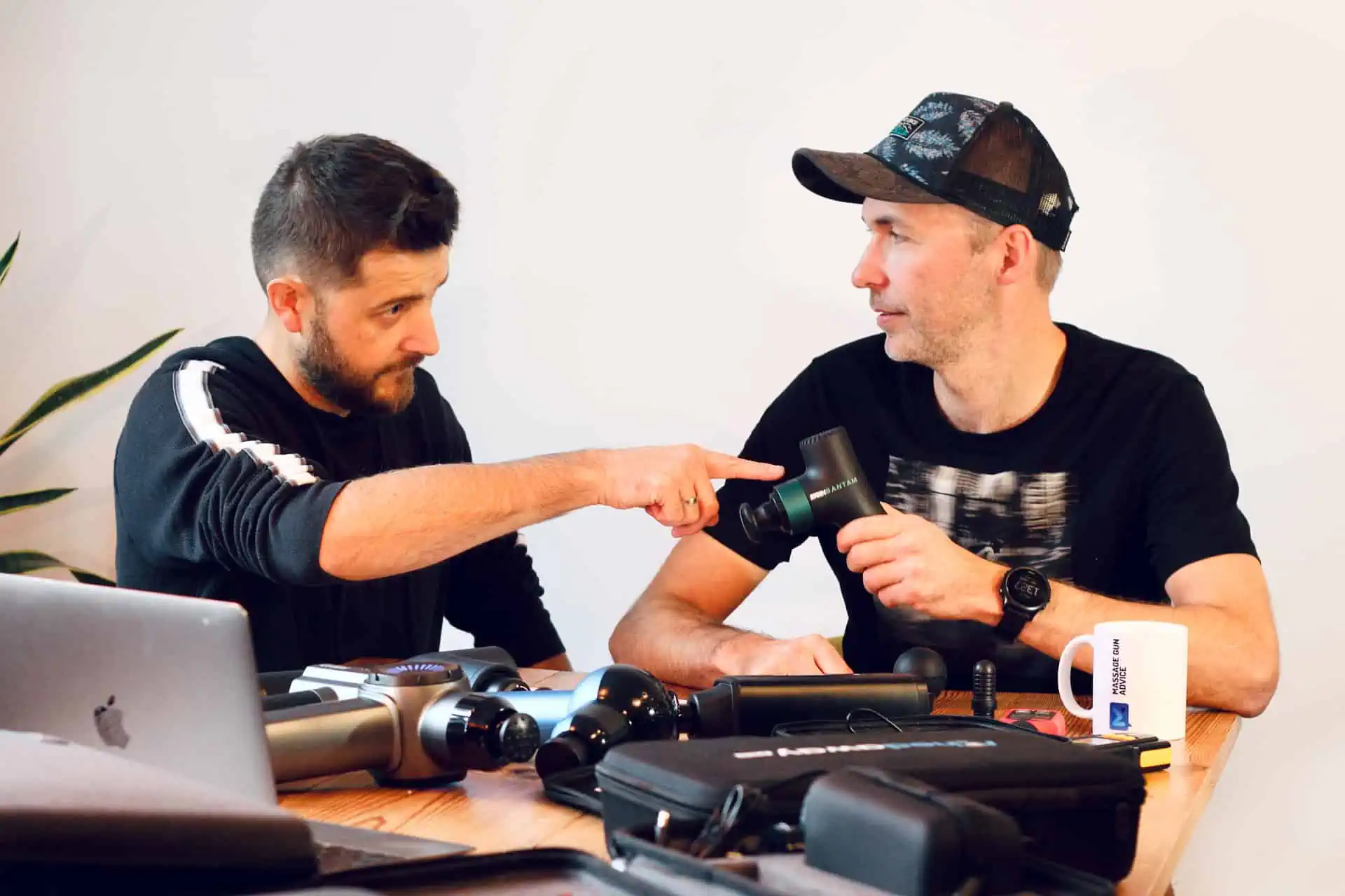 Luke And Greg Massage Gun Advice Founders