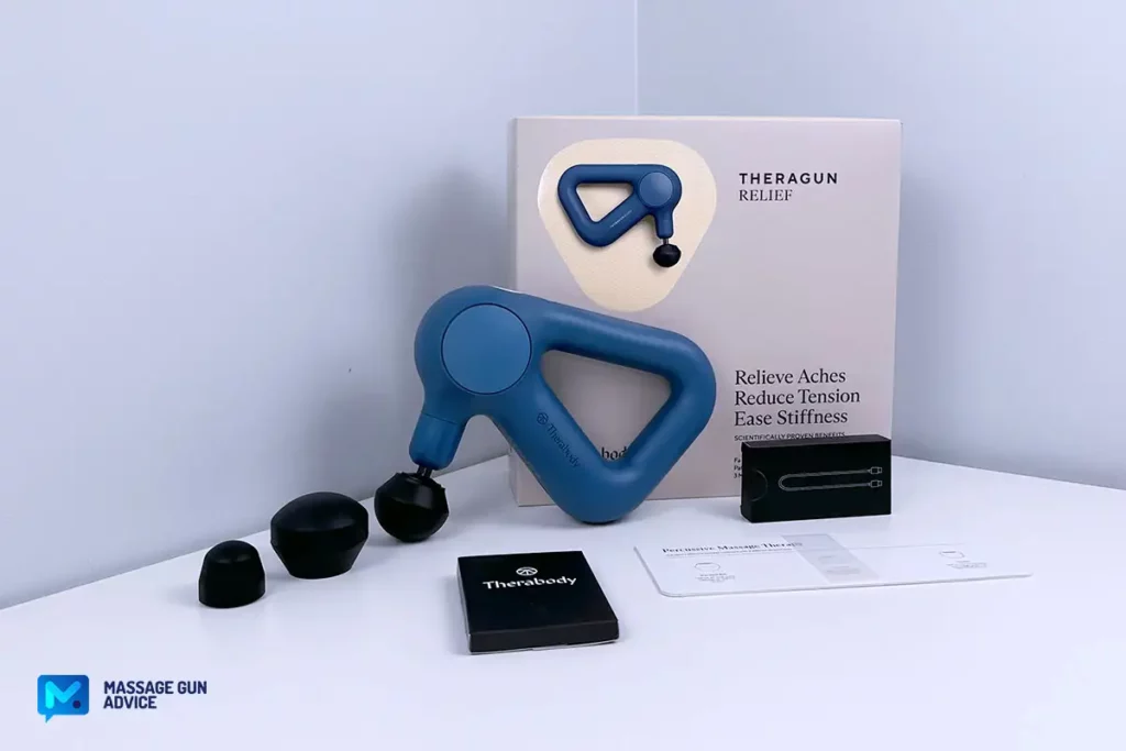 Theragun Relief attachments, user manual