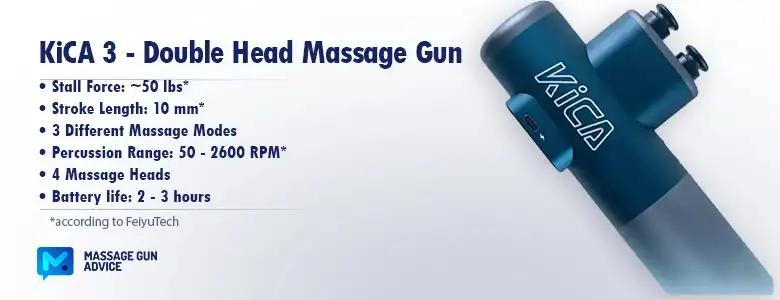 knee lymph node: massage gun for lymph drainage